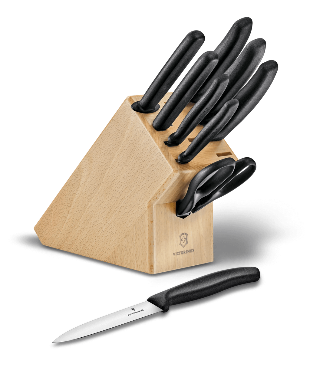 Bloc porte-couteaux Swiss Classic, 9 pièces, 22 cm
